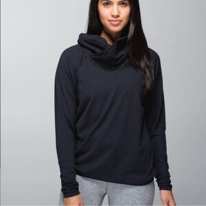 Lululemon Women's Black Cowl Neck size 6